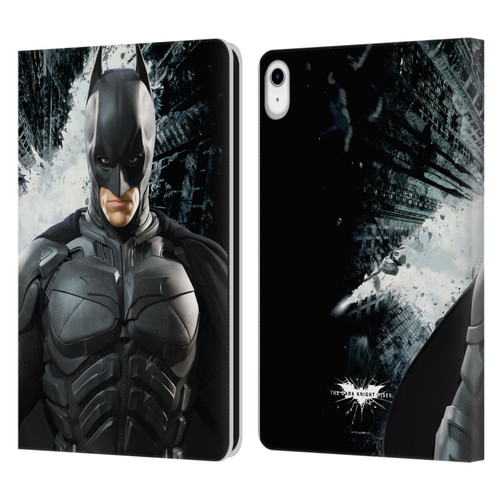 The Dark Knight Rises Character Art Batman Leather Book Wallet Case Cover For Apple iPad 10.9 2022/2025