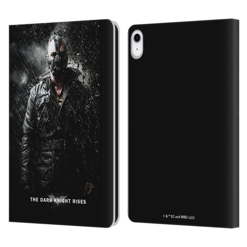The Dark Knight Rises Key Art Bane Rain Poster Leather Book Wallet Case Cover For Apple iPad 10.9 2022/2025