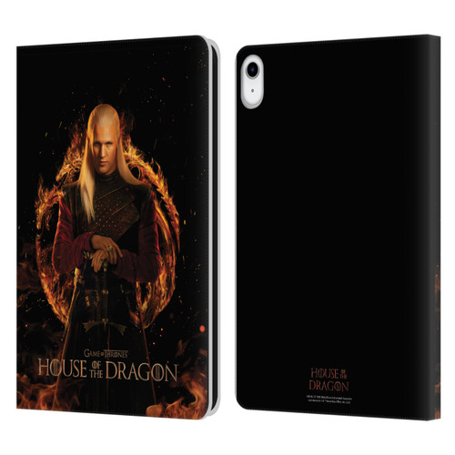House Of The Dragon: Television Series Key Art Daemon Leather Book Wallet Case Cover For Apple iPad 10.9 (2022)