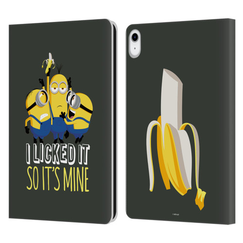 Minions Rise of Gru(2021) Humor Banana Leather Book Wallet Case Cover For Apple iPad 10.9 (2022)