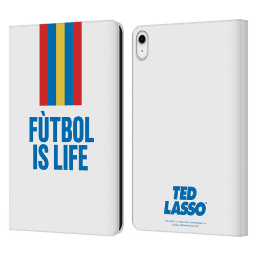 Ted Lasso Season 1 Graphics Futbol Is Life Leather Book Wallet Case Cover For Apple iPad 10.9 (2022)