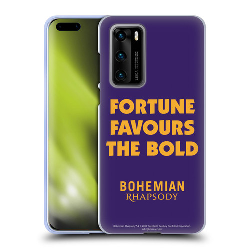 Queen Bohemian Rhapsody Fortune Quote Soft Gel Case for Huawei P40 5G