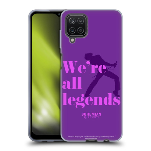 Queen Bohemian Rhapsody Legends Soft Gel Case for Samsung Galaxy A12 (2020)