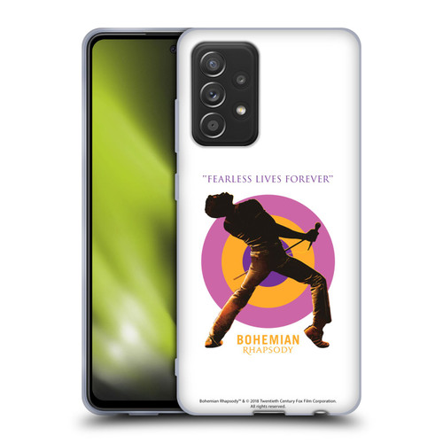 Queen Bohemian Rhapsody Fearless Lives Forever Soft Gel Case for Samsung Galaxy A52 / A52s / 5G (2021)