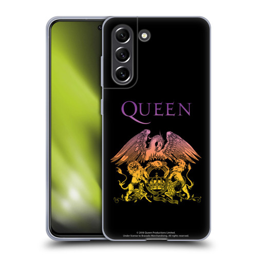 Queen Bohemian Rhapsody Logo Crest Soft Gel Case for Samsung Galaxy S21 FE 5G