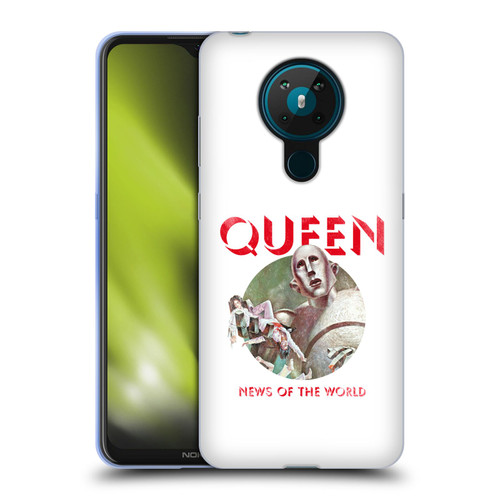 Queen Key Art News Of The World Soft Gel Case for Nokia 5.3