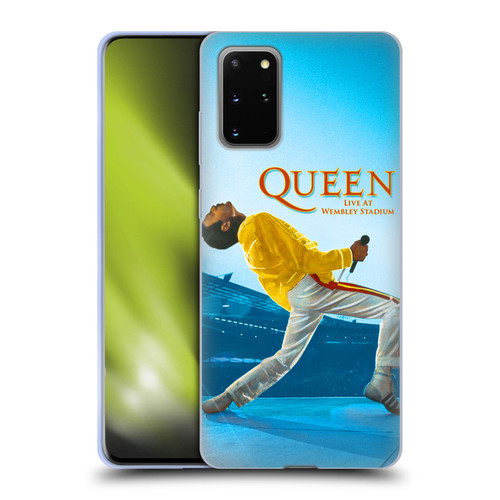 Queen Key Art Freddie Mercury Live At Wembley Soft Gel Case for Samsung Galaxy S20+ / S20+ 5G