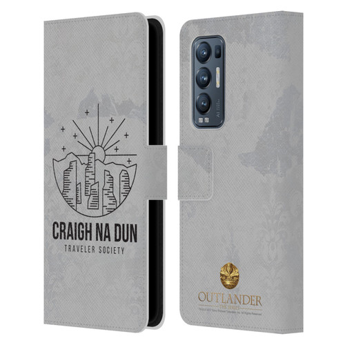 Outlander Graphics Craigh Na Dun Leather Book Wallet Case Cover For OPPO Find X3 Neo / Reno5 Pro+ 5G