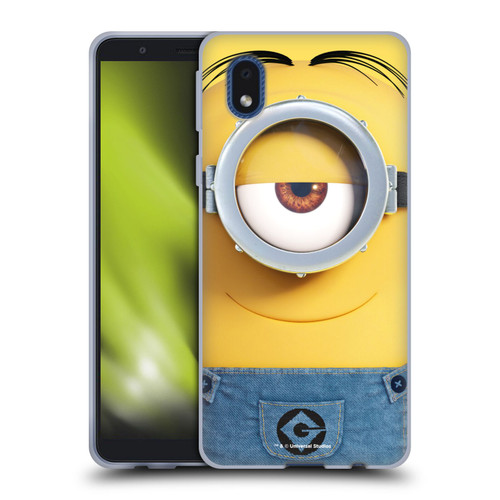 Despicable Me Full Face Minions Stuart Soft Gel Case for Samsung Galaxy A01 Core (2020)