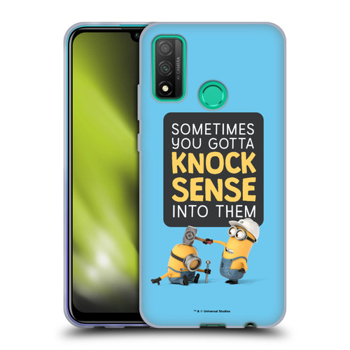 Despicable Me Funny Minions Knock Sense Soft Gel Case for Huawei P Smart (2020)