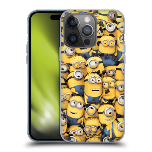 Despicable Me Funny Minions Pattern Soft Gel Case for Apple iPhone 14 Pro