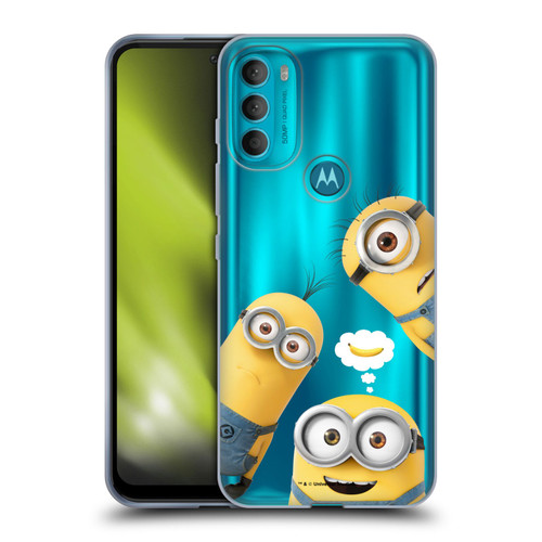 Despicable Me Funny Minions Banana Soft Gel Case for Motorola Moto G71 5G