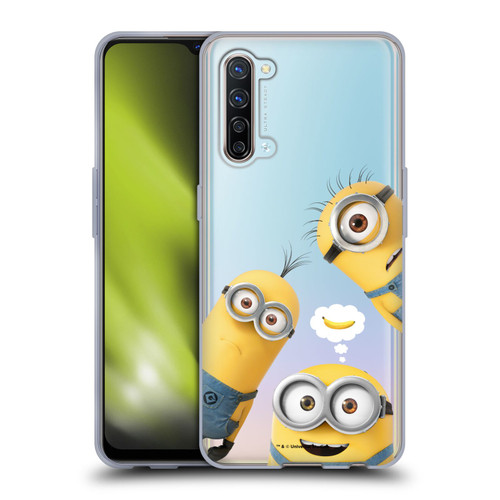 Despicable Me Funny Minions Banana Soft Gel Case for OPPO Find X2 Lite 5G