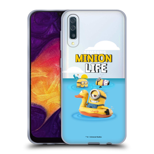 Despicable Me Funny Minions Beach Life Soft Gel Case for Samsung Galaxy A50/A30s (2019)