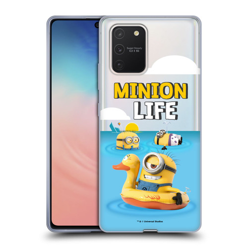 Despicable Me Funny Minions Beach Life Soft Gel Case for Samsung Galaxy S10 Lite