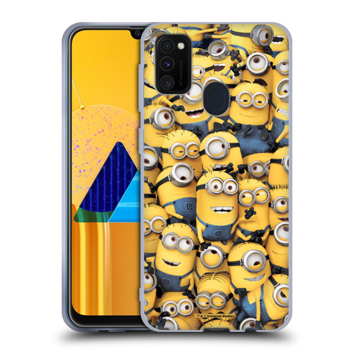 Despicable Me Funny Minions Pattern Soft Gel Case for Samsung Galaxy M30s (2019)/M21 (2020)