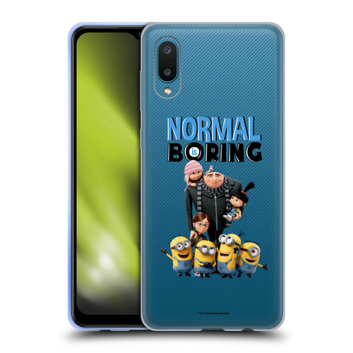 Despicable Me Gru's Family Minions Soft Gel Case for Samsung Galaxy A02/M02 (2021)