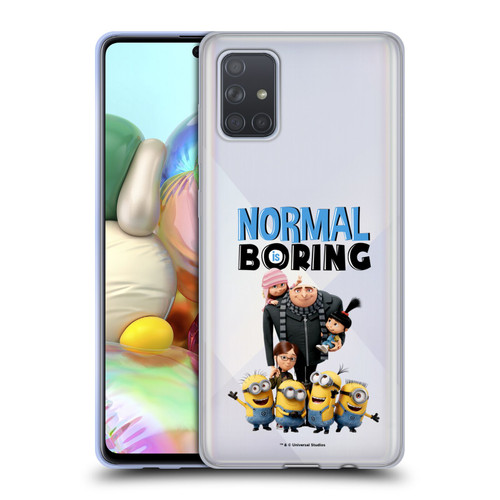 Despicable Me Gru's Family Minions Soft Gel Case for Samsung Galaxy A71 (2019)