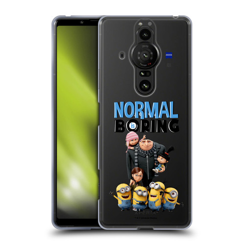 Despicable Me Gru's Family Minions Soft Gel Case for Sony Xperia Pro-I