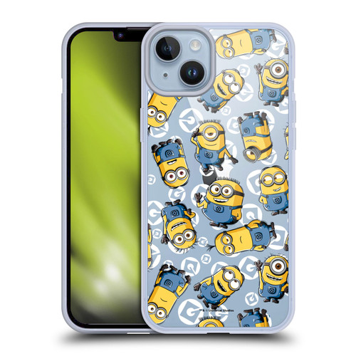 Despicable Me Minion Graphics Character Pattern Soft Gel Case for Apple iPhone 14 Plus