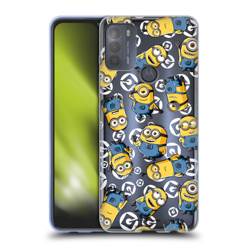 Despicable Me Minion Graphics Character Pattern Soft Gel Case for Motorola Moto G50