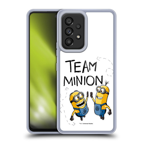 Despicable Me Minion Graphics Team High Five Soft Gel Case for Samsung Galaxy A53 5G (2022)