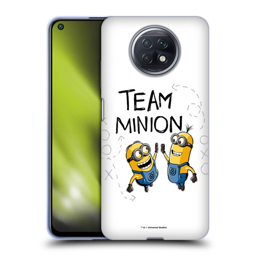 Despicable Me Minion Graphics Team High Five Soft Gel Case for Xiaomi Redmi Note 9T 5G