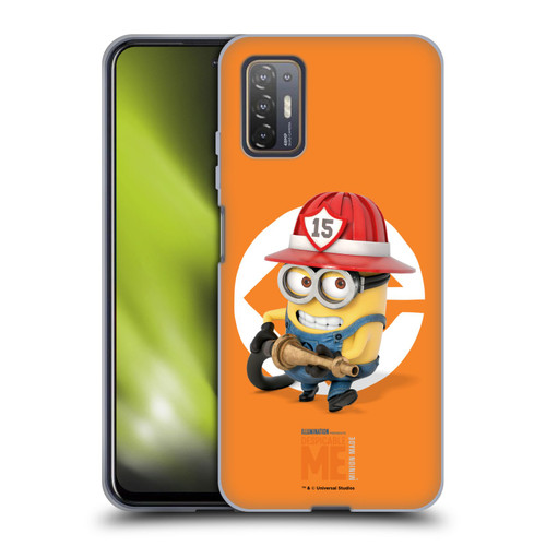 Despicable Me Minions Bob Fireman Costume Soft Gel Case for HTC Desire 21 Pro 5G