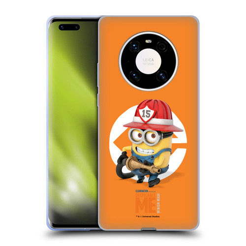 Despicable Me Minions Bob Fireman Costume Soft Gel Case for Huawei Mate 40 Pro 5G