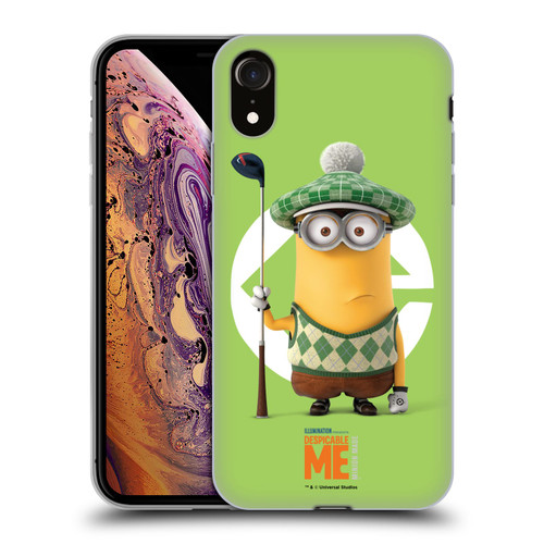 Despicable Me Minions Kevin Golfer Costume Soft Gel Case for Apple iPhone XR
