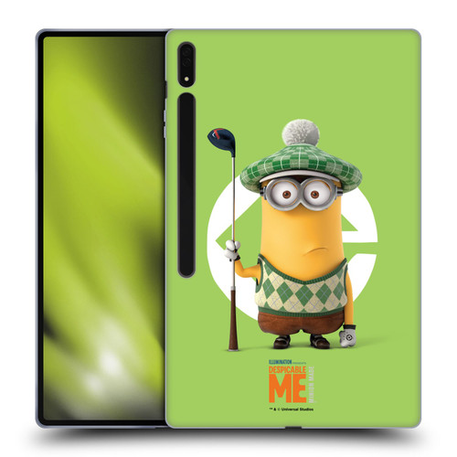 Despicable Me Minions Kevin Golfer Costume Soft Gel Case for Samsung Galaxy Tab S8 Ultra