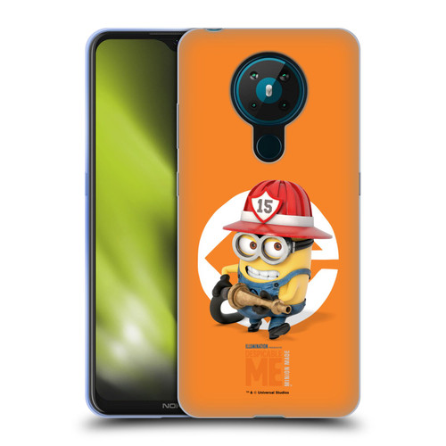 Despicable Me Minions Bob Fireman Costume Soft Gel Case for Nokia 5.3