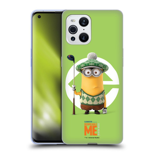 Despicable Me Minions Kevin Golfer Costume Soft Gel Case for OPPO Find X3 / Pro