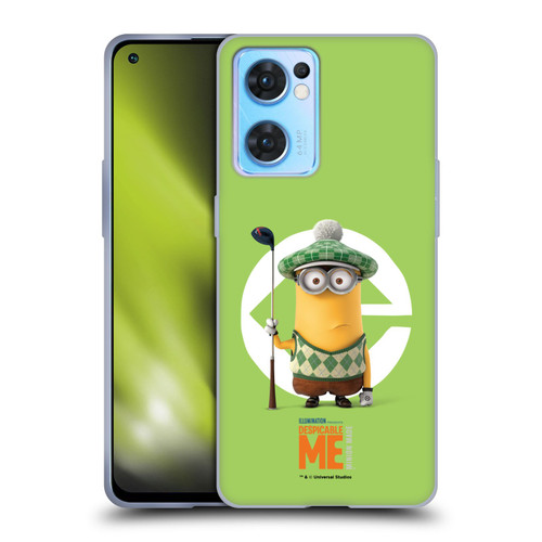 Despicable Me Minions Kevin Golfer Costume Soft Gel Case for OPPO Reno7 5G / Find X5 Lite