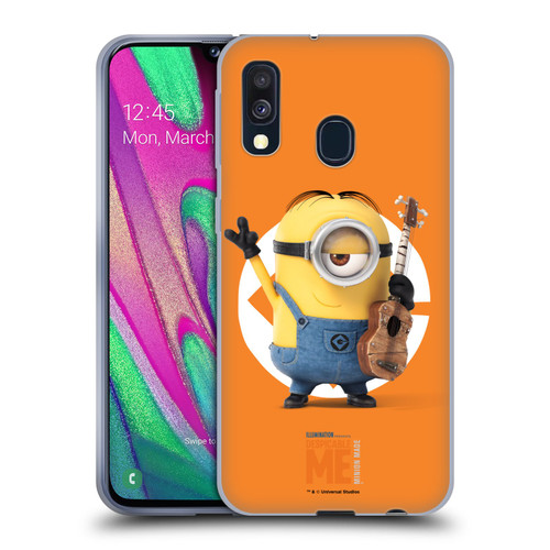 Despicable Me Minions Stuart Soft Gel Case for Samsung Galaxy A40 (2019)