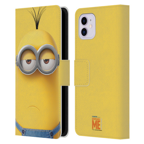 Despicable Me Full Face Minions Kevin Leather Book Wallet Case Cover For Apple iPhone 11