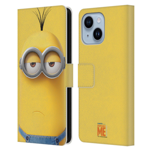 Despicable Me Full Face Minions Kevin Leather Book Wallet Case Cover For Apple iPhone 14 Plus