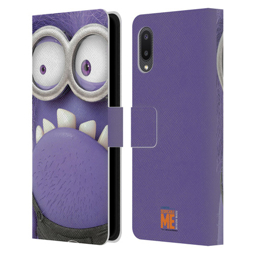Despicable Me Full Face Minions Evil 2 Leather Book Wallet Case Cover For Samsung Galaxy A02/M02 (2021)