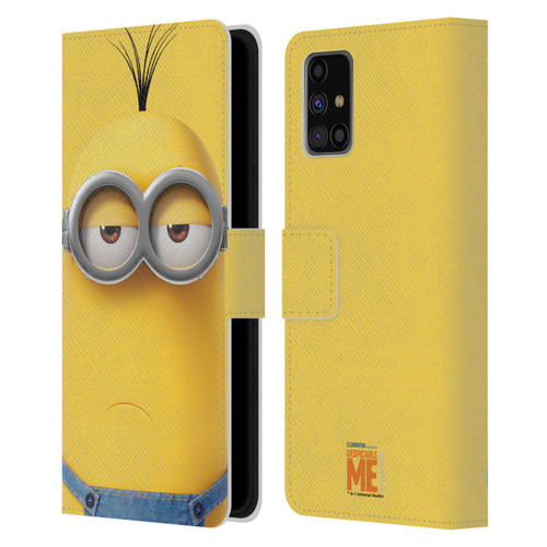 Despicable Me Full Face Minions Kevin Leather Book Wallet Case Cover For Samsung Galaxy M31s (2020)