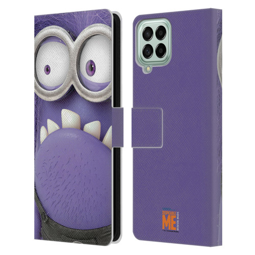 Despicable Me Full Face Minions Evil 2 Leather Book Wallet Case Cover For Samsung Galaxy M53 (2022)