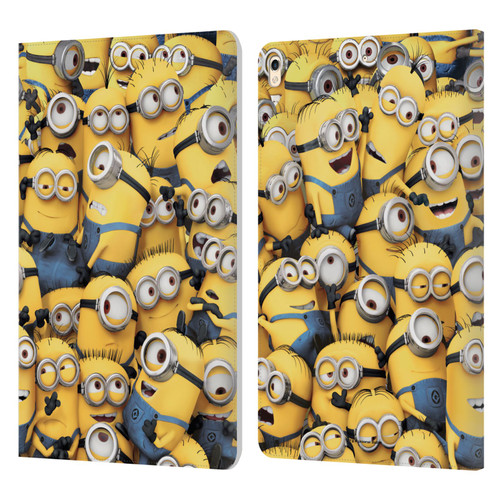 Despicable Me Funny Minions Pattern Leather Book Wallet Case Cover For Apple iPad Pro 10.5 (2017)