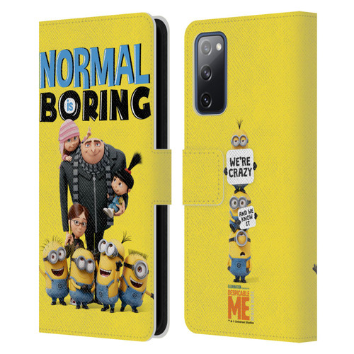 Despicable Me Gru's Family Minions Leather Book Wallet Case Cover For Samsung Galaxy S20 FE / 5G