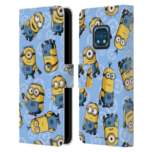 Despicable Me Minion Graphics Character Pattern Leather Book Wallet Case Cover For Nokia XR20