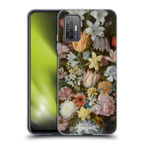 The National Gallery Art A Still Life Of Flowers In A Wan-Li Vase Soft Gel Case for HTC Desire 21 Pro 5G