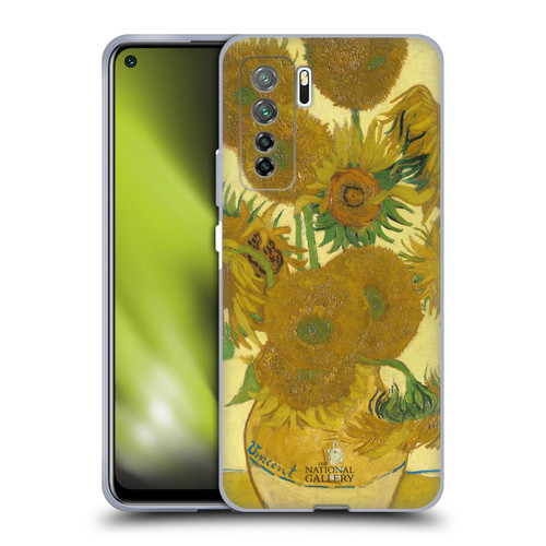 The National Gallery Art Sunflowers Soft Gel Case for Huawei Nova 7 SE/P40 Lite 5G
