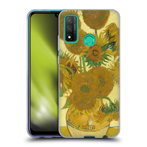 The National Gallery Art Sunflowers Soft Gel Case for Huawei P Smart (2020)