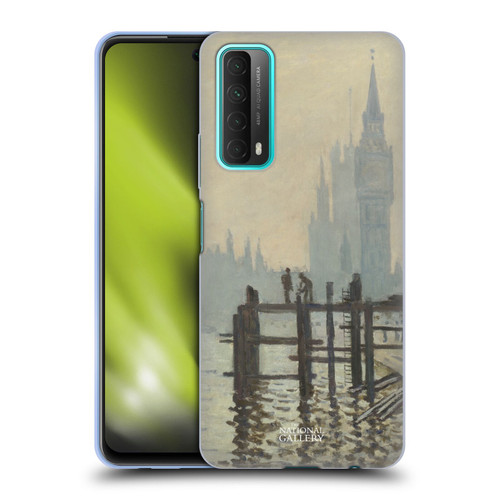 The National Gallery Art Monet Thames Soft Gel Case for Huawei P Smart (2021)