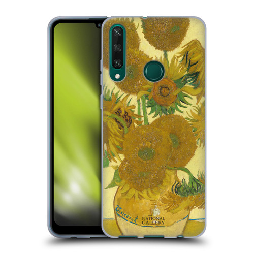 The National Gallery Art Sunflowers Soft Gel Case for Huawei Y6p