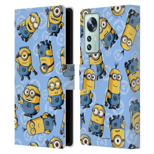 Despicable Me Minion Graphics Character Pattern Leather Book Wallet Case Cover For Xiaomi 12