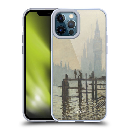 The National Gallery Art Monet Thames Soft Gel Case for Apple iPhone 12 Pro Max